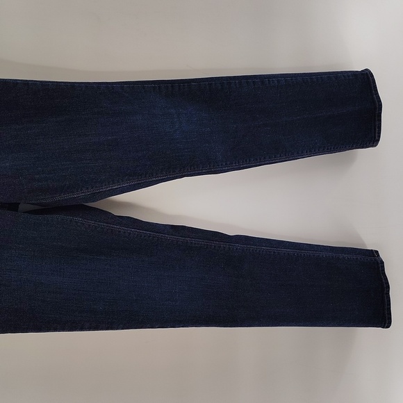 Levi's 525 Perfectly Waist Straight Denim Blue Jeans Size 8 Stretch Waist - Picture 3 of 8